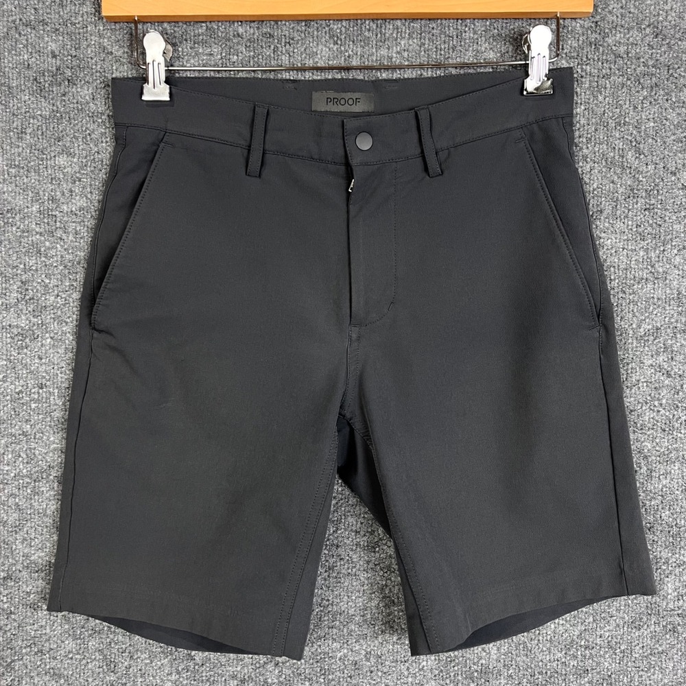 Proof Nomad Shorts Mens 28 Charcoal Gray Excellent Performance  Stretch